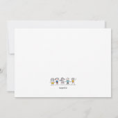 Stick-Zeichen Einladung (Rückseite)