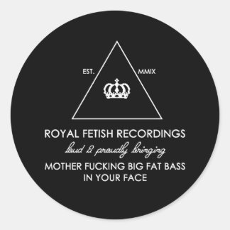 Sticka Runder Aufkleber