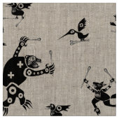 Stickball Cherokee großes Stoff (Nahaufnahme)