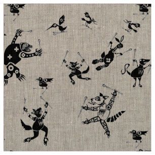 Stickball Cherokee großes Stoff