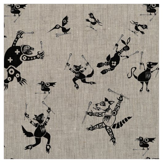 Stickball Cherokee großes Stoff (Muster)