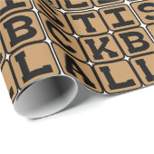 Stickball, Street Baseball Geschenkpapier (Rolleneckpunkt)