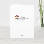 Stick'Em Up Feiertagskarte (Rückseite)