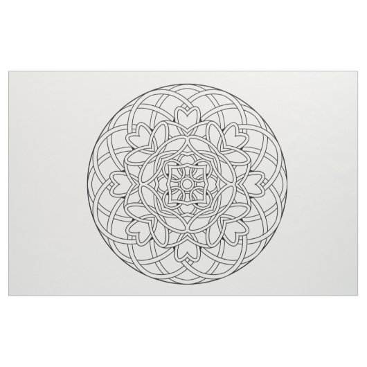 Sticken Sie Ihr eigenes abstraktes Mandala-Gewebe Stoff (Fat Quarter (45,7 x 55,9 cm))