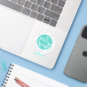 Sticker (Laptop mit iPhone)