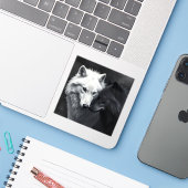Sticker  (Laptop mit iPhone)