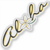 Sticker - Aloha (Vorderseite)