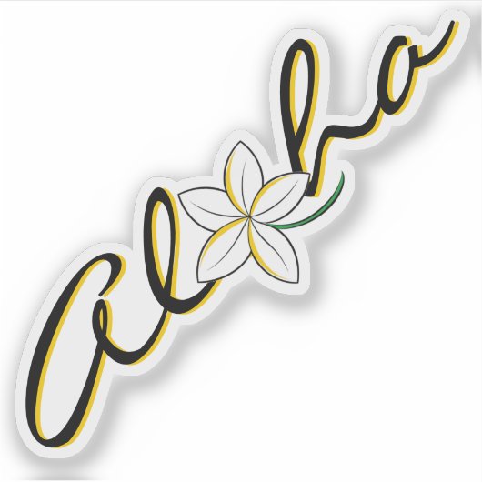 Sticker - Aloha (Vorderseite)