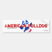 Sticker American Bulldog Autoaufkleber (Vorne)