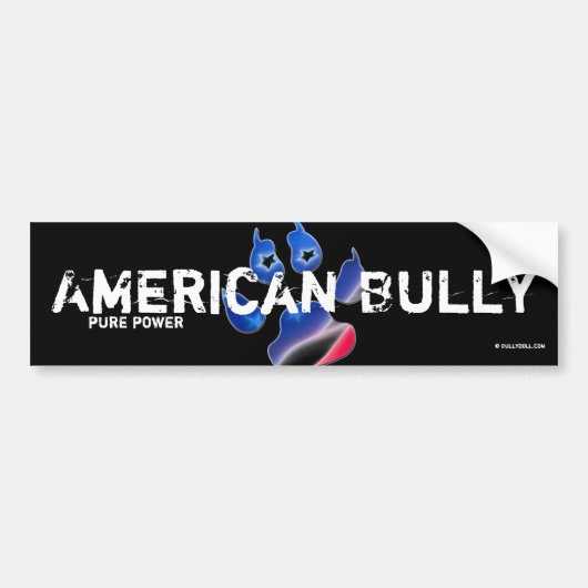 Sticker American Bully Autoaufkleber (Vorne)