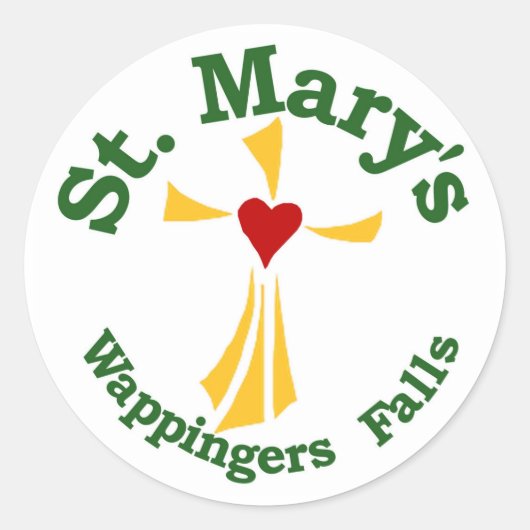 Sticker an der St. Mary's Katholic School (Vorderseite)