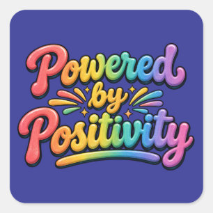 Sticker - Angetrieben von Positivität