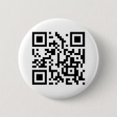 sticker anstecker qr code qr-code button (Vorderseite)