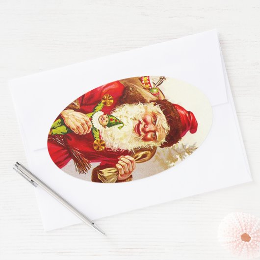 Sticker Antique Evergreen Forest Weihnachten (Umschlag)