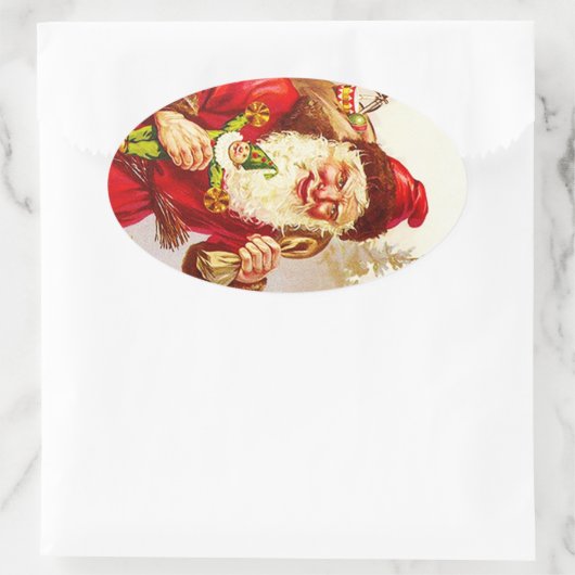 Sticker Antique Evergreen Forest Weihnachten (Tasche)