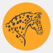 STICKER — Appaloosa gelb (Vorderseite)