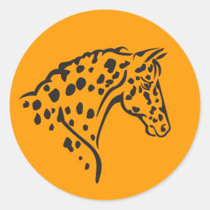 STICKER — Appaloosa gelb