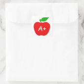 Sticker, Apple -, Customizable Quadratischer Aufkleber (Tasche)