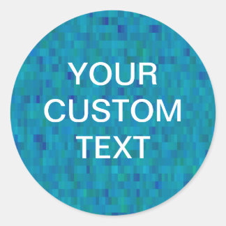 Sticker aqua tiles modernes Muster