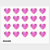 Sticker " Aquarell" pink (Blatt)