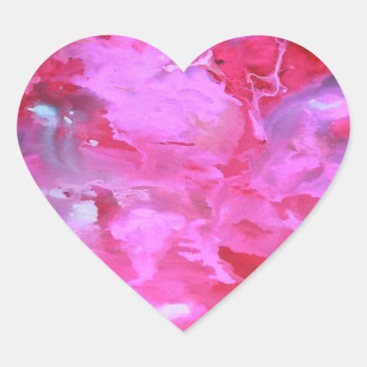 Sticker " Aquarell" pink (Vorderseite)