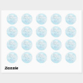 Sticker Baby Shower personalizado (Blatt)