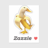Sticker Banana Duck Meme (Blatt)