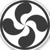 Sticker Baskenkreuz (Vorderseite)