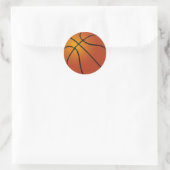 Sticker/Basketball Runder Aufkleber (Tasche)
