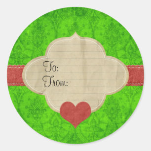 Sticker begrenzte Ausgabe Weihnachten „from-to