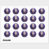 Sticker Belleza morada ondulante (Blatt)