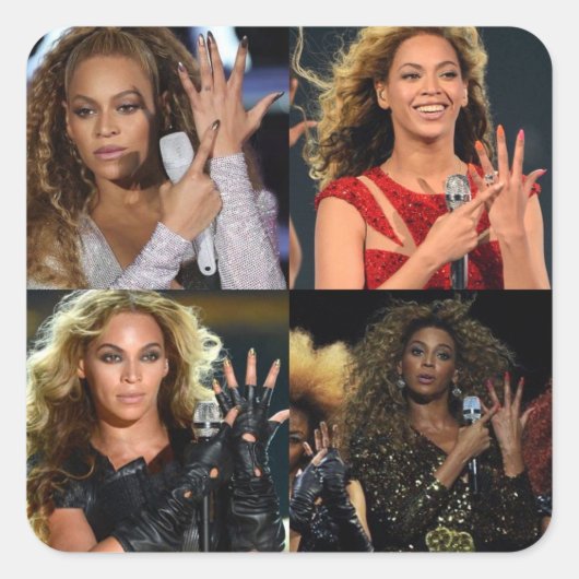 Sticker Beyoncé 'Put a ring on it' (Vorderseite)