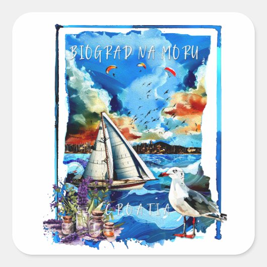Sticker - Biograd na Moru (Vorderseite)