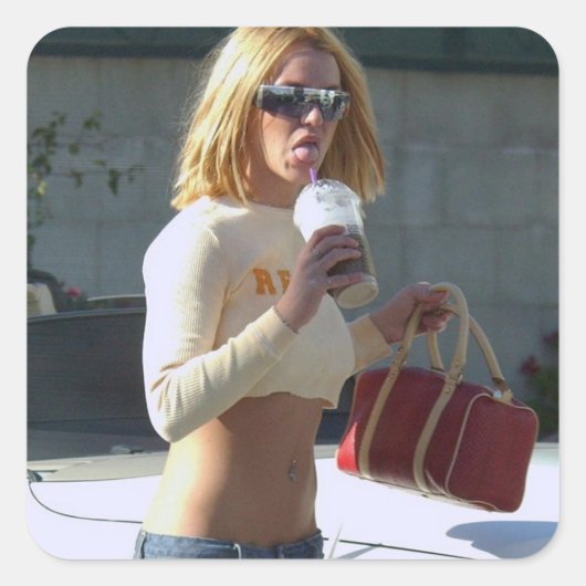 Sticker Britney Paparazzi (Vorderseite)