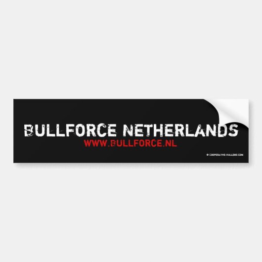 Sticker Bullforce Autoaufkleber (Vorne)