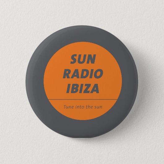 Sticker Button by Sun Radio Ibiza (Vorderseite)
