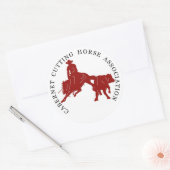 Sticker Cabernet CHA Blanc Rond Bordeaux (Umschlag)