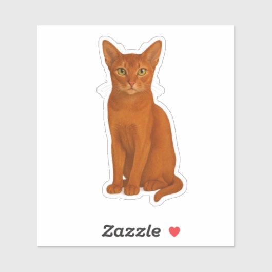 Sticker Chat Abyssin Roux (Blatt)