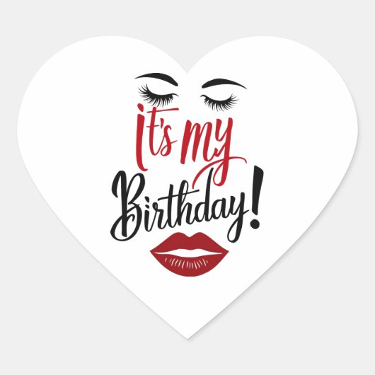 Sticker - Das ist mein Geburtstag (Vorderseite)