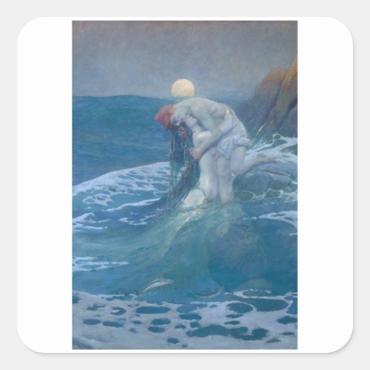 STICKER : DER MERMAID : HOWARD PYLE (Vorderseite)