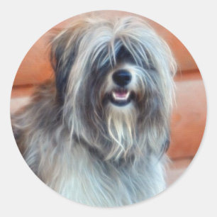 Sticker des englischen Schafhundes