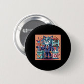 Sticker Design Trending Abstimmung wie ein Boss St Button (Vorne & Hinten)