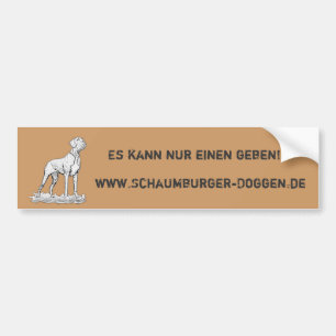 Sticker Deutsche-Doggen Autoaufkleber