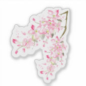 Sticker✩Doodles™ | Kirschblüte Aufkleber (Vorderseite)
