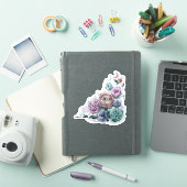 Sticker✩Doodles™ | Pfingstrose Aufkleber (iPad Hülle)