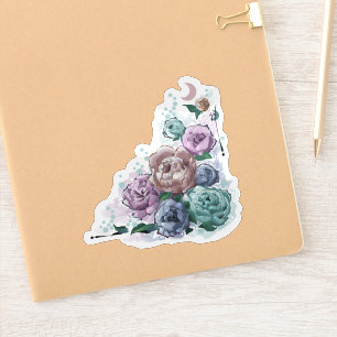 Sticker✩Doodles™   Pfingstrose Aufkleber