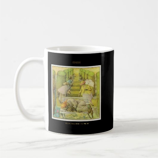 Sticker Edition 1930an 232 Genesis Band Rock Retro Kaffeetasse (Links)