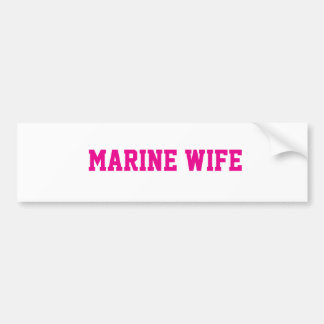 Sticker Ehefrau des Marinesoldaten Autoaufkleber