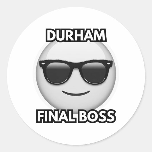 Sticker Endgegner Durham (Vorderseite)