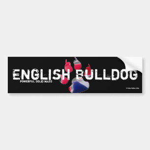 Sticker English Bulldog Autoaufkleber